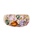 Ring Modern Ring yellow gold, fine stones 58 Facettes