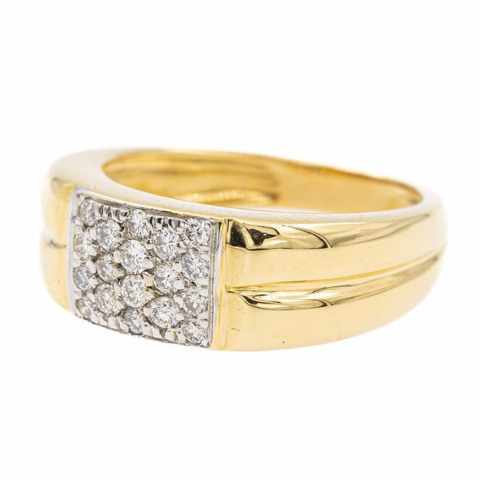 Bague 54 Bague Or jaune diamant 58 Facettes 2329030CN