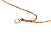 The brunette and the blonde necklace 360° necklace Rose gold Diamond 58 Facettes 1280075CN