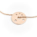 Ginette NY Bracelet Milky Way Mini Disc Bracelet Pink gold 58 Facettes 2203302CN