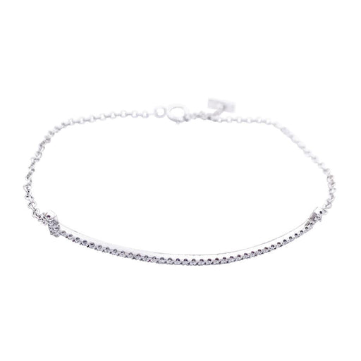 Bracelet Bracelet Tiffany & Co., "Tiffany T Smile", or blanc, diamants. 58 Facettes 33175