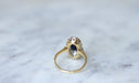 Ring Marquise sapphire diamond ring 58 Facettes