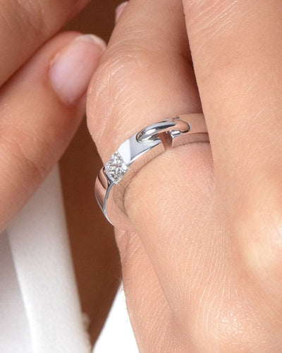 Bague 52 Bague CHAUMET Liens en Or Blanc 750/1000 58 Facettes 62137-57982