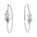 Chaumet “Jeux de Liens” earrings in white gold and diamonds. 58 Facettes 31058