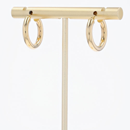 Boucles d'oreilles Boucles d'oreilles créoles or jaune 58 Facettes APEB1