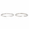 Boucles d'oreilles Boucles d'oreilles Créoles Or blanc Diamant 58 Facettes 2208701CN