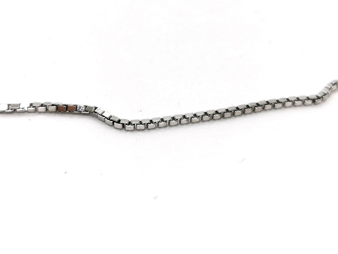 Collier Collier Or blanc 58 Facettes 1089413CN