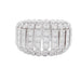 Ring 55 Cartier ring, “Couronne”, white gold, diamonds. 58 Facettes 32251
