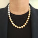 Necklace Gold & white bead necklace 58 Facettes