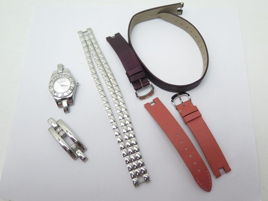 Montre montre baume & mercier linea diamants 65338 3 bracelets 58 Facettes 230893