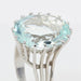 Bague 53 Bague aigue-marine diamants années 60 58 Facettes 20-152-48