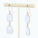 Earrings Moonstone dangling earrings 58 Facettes 21-554B