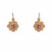 Antique Dormeuses earrings in 2 ruby ​​golds 58 Facettes 22-576