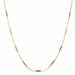 Old gold chain necklace with shuttle links 58 Facettes 22-640B