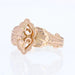 Bague 55 Bague ancienne de sentiment or rose 58 Facettes 22-271