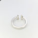TIFFANY & CO ring - Silver “T” model ring 58 Facettes 25380