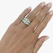 Ring 58 Chanel ring, "Ultra", white gold, white ceramic and diamonds. 58 Facettes 32716