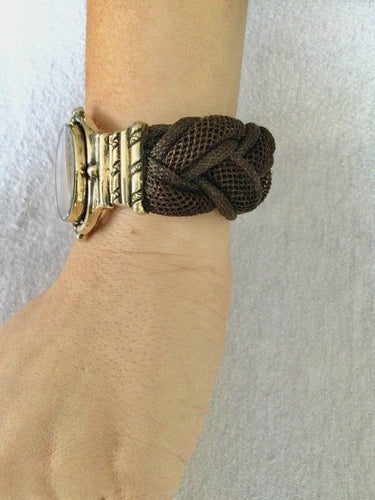 Bracelet Bracelet En Cheveux Et Vermeil 58 Facettes