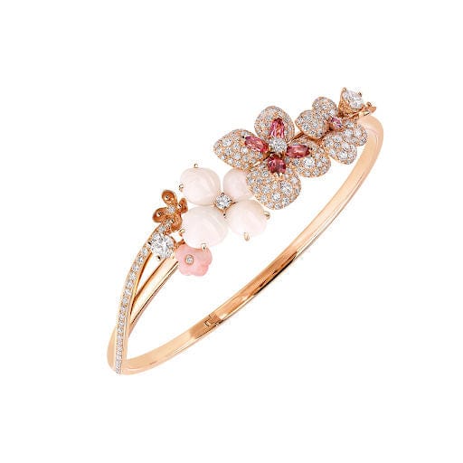 CHAUMET bracelet - Hortensia opal bracelet, diamonds, tourmaline 58 Facettes 082482