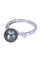 Bague 55 BAGUE PERLE DE TAHITI ET DIAMANTS 58 Facettes 071291
