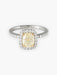 Bague Bague Diamant Fancy et diamants 58 Facettes HS2960