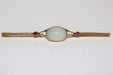 Brooch Art Deco opal and ruby ​​barrette brooch 58 Facettes 528