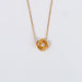Yellow gold diamond necklace necklace 58 Facettes