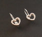 Earrings Heart Diamond Earrings 58 Facettes