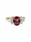 Bague Bague Saphir rose et Diamants 58 Facettes