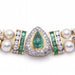 PEARL CHOKER necklace Diamond and emerald necklace 58 Facettes D360626LF