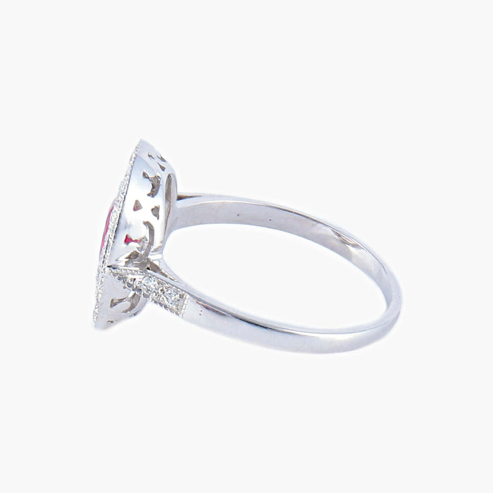 Bague 55 Bague Rubis Diamants 58 Facettes