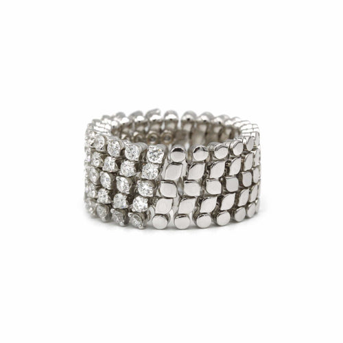 Bague Bracelet - Or et Diamants 58 Facettes 240032R