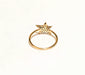 DJULA ring Star ring in gold and pink sapphires 58 Facettes