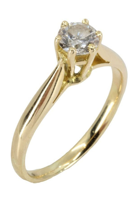 Bague SOLITAIRE DIAMANT 0.56 CARAT 58 Facettes 051951