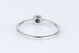 Bague Bague solitaire diamant fancy blue en or blanc 58 Facettes 53072-52-28