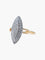 Bague Bague Marquise, Or jaune, Pavage en diamants 58 Facettes