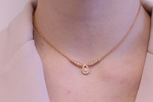 CHAUMET necklace - Joséphine rose gold necklace 58 Facettes 082535