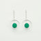 Boucles d'oreilles Boucles d'oreilles Paola Zovar Agates vertes 58 Facettes