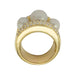 Ring 56 Poiray ring, “Fiji”, yellow gold, pearl and diamonds. 58 Facettes 31912