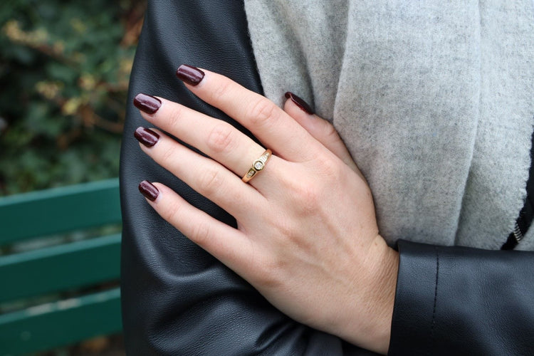 Bague 53 Bague Solitaire Or jaune Diamant 58 Facettes 1649076CN