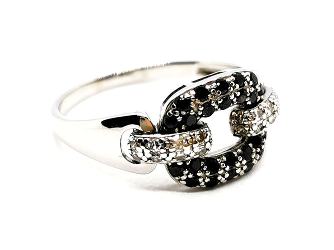 Bague 54 Bague Or blanc Diamant 58 Facettes 1292132CN