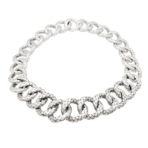 Collier Collier Bottega Veneta, "Intrecciato", argent. 58 Facettes 32067