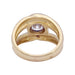 Ring 50 Interlaced yellow gold ring set with a diamond. 58 Facettes 33603