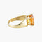Bague 54 / Citrine / Or Jaune BAGUE "MOON" OR & CITRINE 58 Facettes BO/220040
