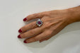Ring 53 Ring Rose gold Silver Diamonds Ruby 58 Facettes