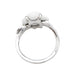 Ring 50 Chanel “Camélia” ring in white gold, white agate and diamonds. 58 Facettes 30917