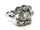 Bague 58 Bague Fleur Platine Diamant 58 Facettes 1875646CN