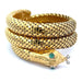 Bracelet Snake bracelet in yellow gold 58 Facettes 25074