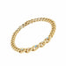 Bracelet Bracelet ancienne gourmette verre turquoise et perles fines 58 Facettes 21-599