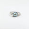 Bague Bague vintage or blanc et perle de tahiti 58 Facettes 704